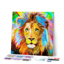 Load image into Gallery viewer, Diamond Painting - Lion Multicolor