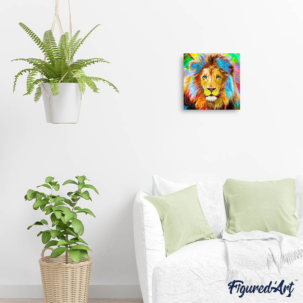 Diamond Painting - Lion Multicolor