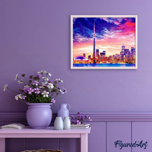 Diamond Painting - Panorama of a big city