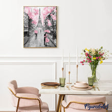 Load image into Gallery viewer, Diamond Painting - Eiffel Tower and Pink Life