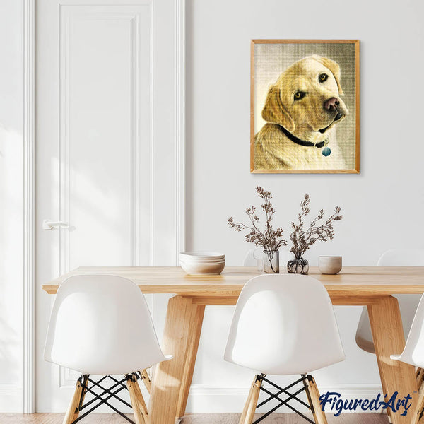Diamond Painting - Portrait of a labrador