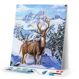 Diamond Painting - Large deer in the mountains
