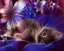 Load image into Gallery viewer, Diamond Painting | Diamond Painting - Cat dreams | animals cats Diamond Painting Animals | FiguredArt