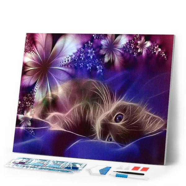 Diamond Painting | Diamond Painting - Cat dreams | animals cats Diamond Painting Animals | FiguredArt