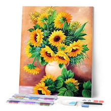 Load image into Gallery viewer, Diamond Painting - Sunflowers Vase