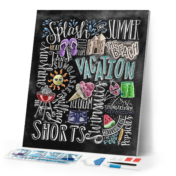 Diamond Painting | Diamond Painting - Vacation | Diamond Painting kitchen kitchen pop art | FiguredArt