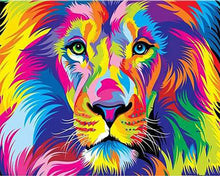 Load image into Gallery viewer, Diamond Painting | Diamond Painting - Lion Pop Art Style | animals Diamond Painting Animals lions pop art | FiguredArt