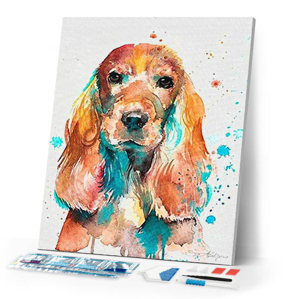 Diamond Painting - Dog with big ears