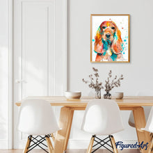 Load image into Gallery viewer, Diamond Painting - Dog with big ears