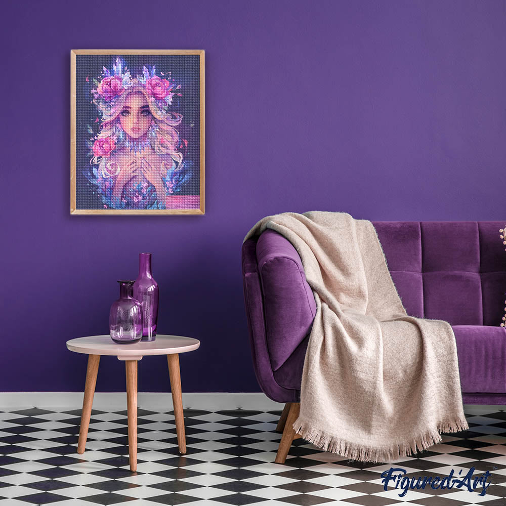 Diamond Painting - Romantic Young Girl