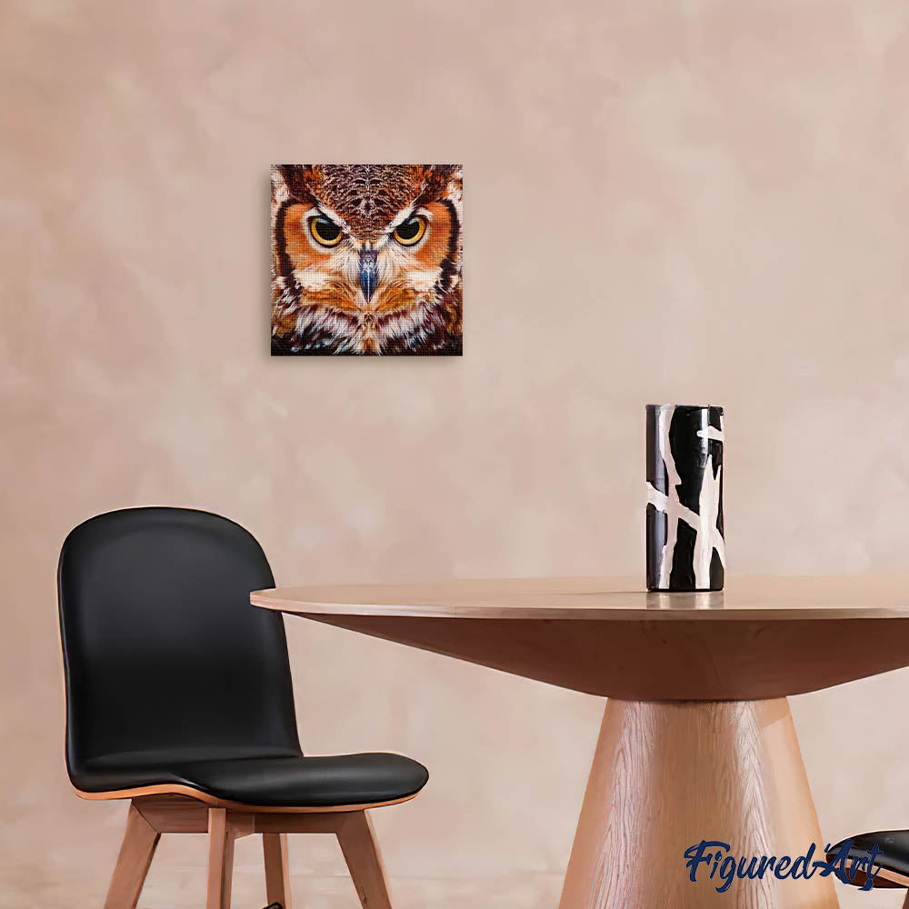 Diamond Painting - Portrait of Owls