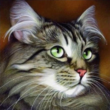 Load image into Gallery viewer, Diamond Painting - Cat Portrait