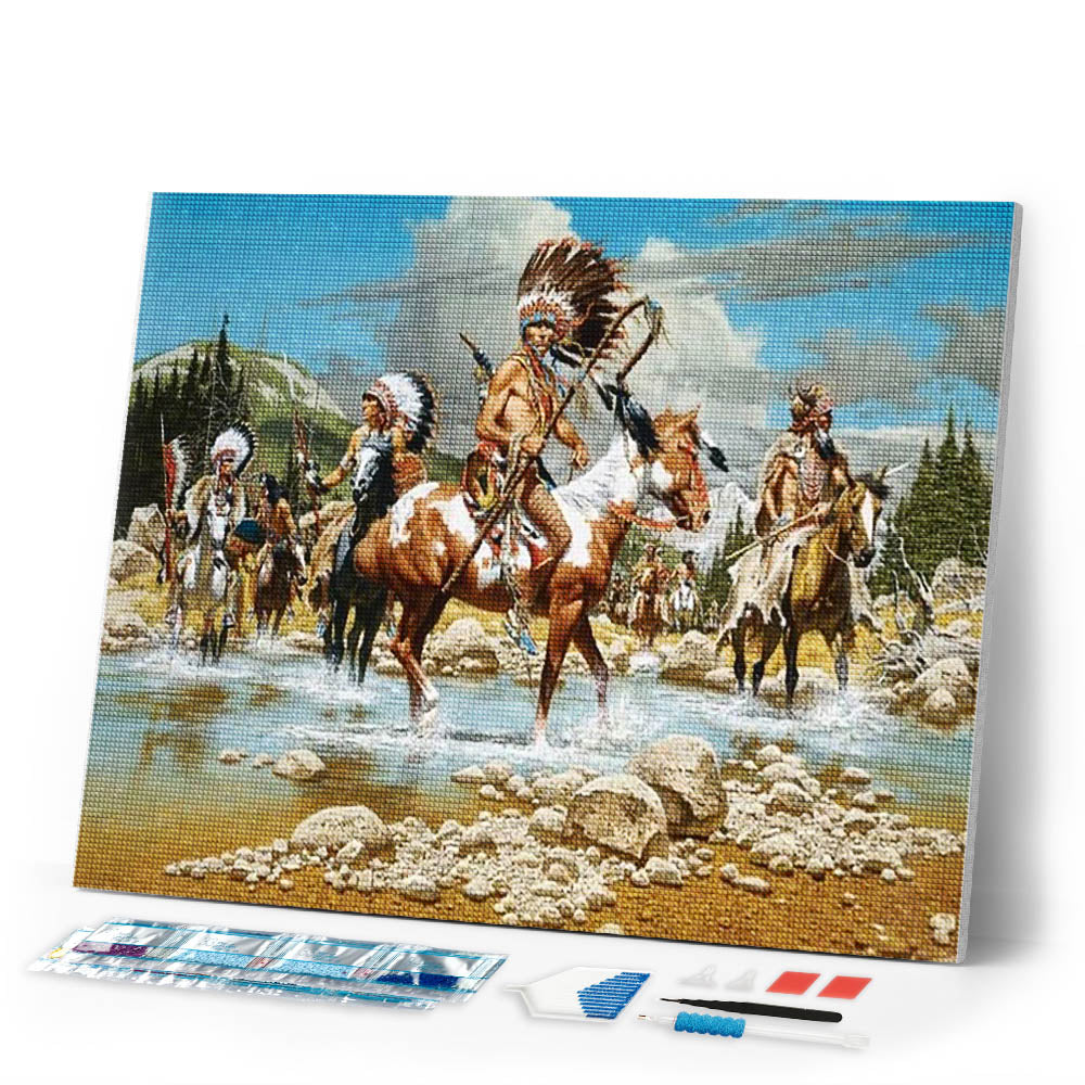 Diamond Painting | Diamond Painting - Indian Army | animals Diamond Painting Animals | FiguredArt