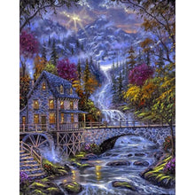 Load image into Gallery viewer, Diamond Painting - River at Night