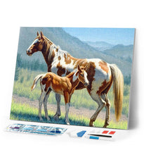 Load image into Gallery viewer, Diamond Painting | Diamond Painting - Horse and Foal | animals Diamond Painting Animals horses | FiguredArt