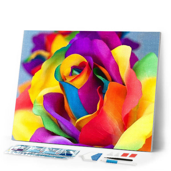Diamond Painting | Diamond Painting - Tulip Multicolor | Diamond Painting Flowers flowers | FiguredArt