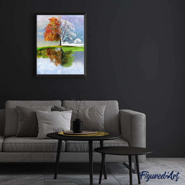 Diamond Painting - Tree Multi Seasons