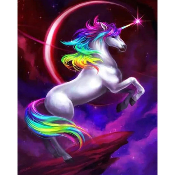 Diamond Painting - Unicorn and Eclipse