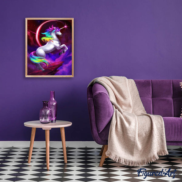 Diamond Painting - Unicorn and Eclipse
