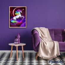Load image into Gallery viewer, Diamond Painting - Unicorn and Eclipse