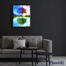 Load image into Gallery viewer, Diamond Painting - 4 Seasons Tree