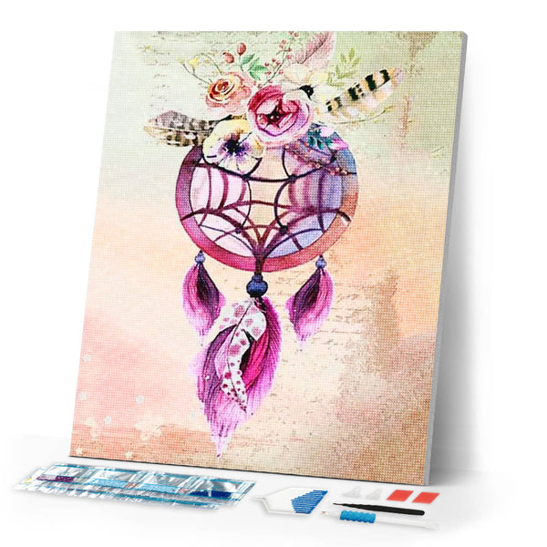 Diamond Painting | Diamond Painting - Dreamcatcher | Diamond Painting Romance romance | FiguredArt