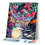 Diamond Painting | Diamond Painting - Reindeer modern Multicolor | animals deer Diamond Painting Animals | FiguredArt