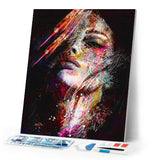 Diamond Painting - Colorful Face
