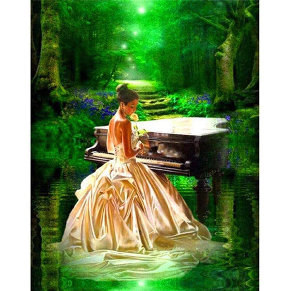 Diamond Painting - Piano Lesson