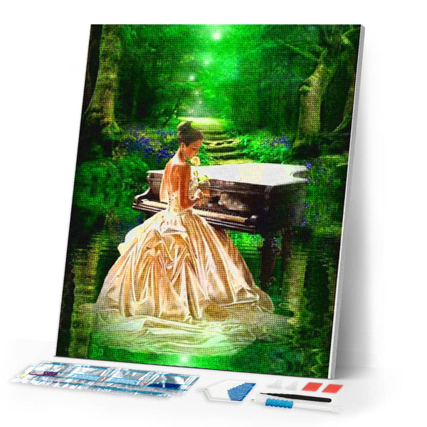 Diamond Painting - Piano Lesson