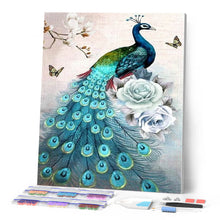 Load image into Gallery viewer, Diamond Painting - Peacock and bright colors
