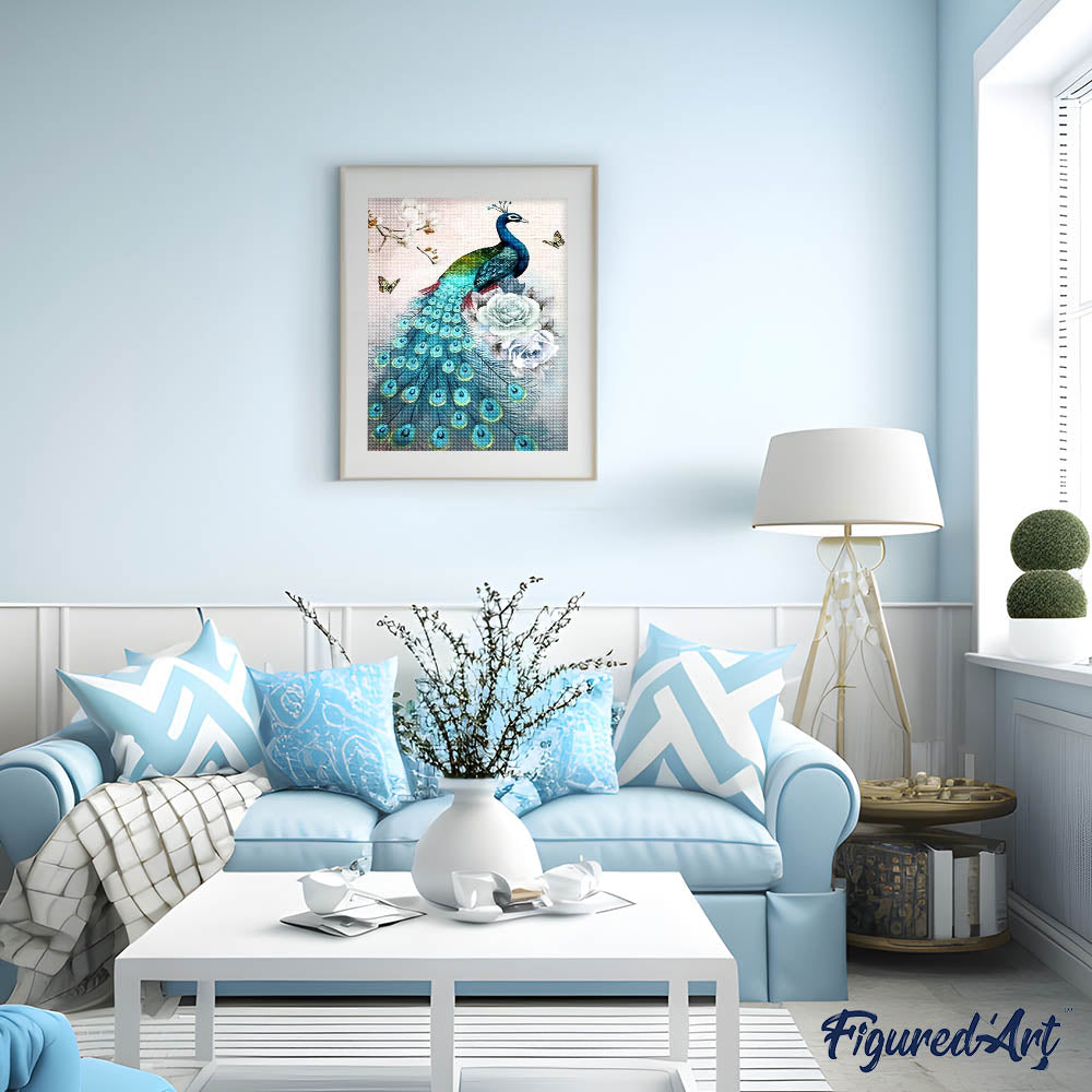 Diamond Painting - Peacock and bright colors