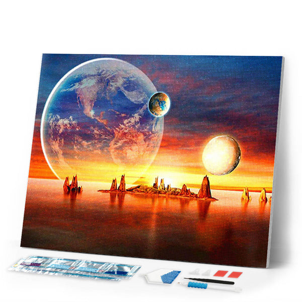Diamond Painting - The Earth seen from afar
