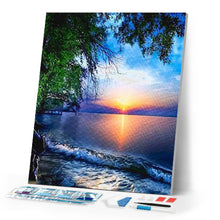 Load image into Gallery viewer, Diamond Painting - Sunset and Waves