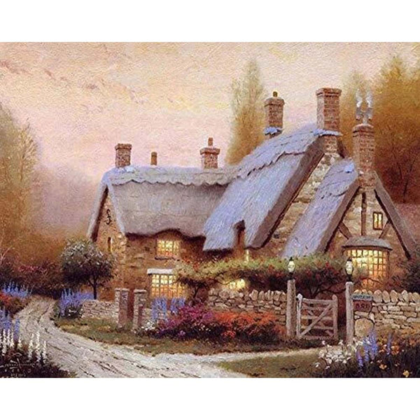 Diamond Painting - Quiet country house