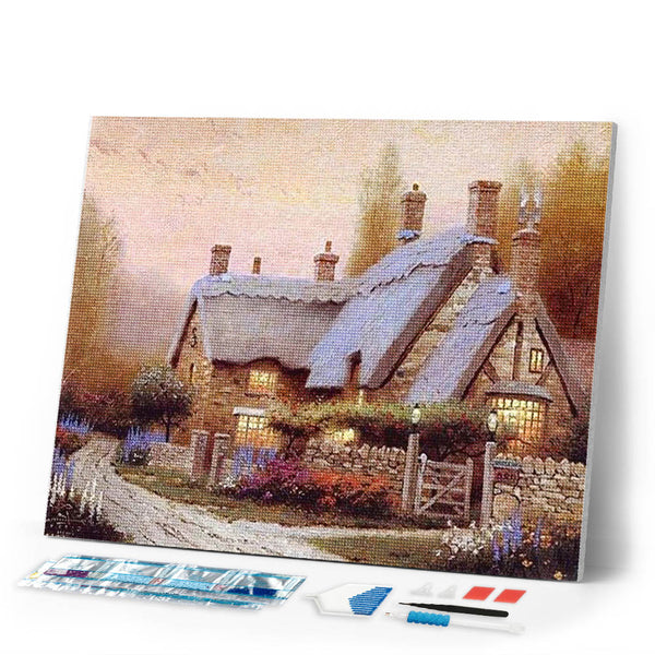 Diamond Painting - Quiet country house