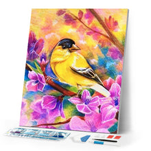 Load image into Gallery viewer, Diamond Painting | Diamond Painting - Bird and Flowers | animals birds Diamond Painting Animals Diamond Painting Flowers flowers |