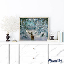 Load image into Gallery viewer, Diamond Painting - Snow Reindeer