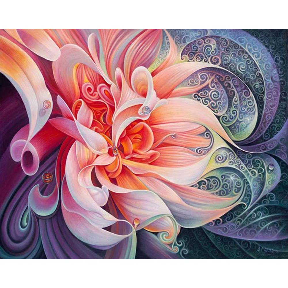 Diamond Painting - Flower shape