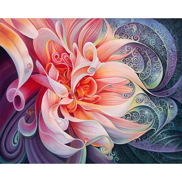 Diamond Painting - Flower shape