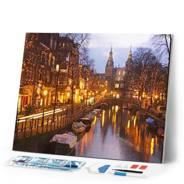 Diamond Painting - Canal Bank