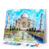 Diamond Painting - Taj Mahal in colors