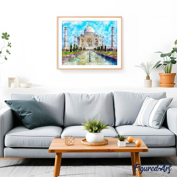 Diamond Painting - Taj Mahal in colors