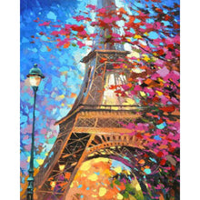 Load image into Gallery viewer, Diamond Painting - Romantic Eiffel Tower