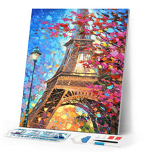 Load image into Gallery viewer, Diamond Painting - Romantic Eiffel Tower