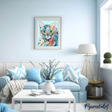 Diamond Painting - Colorful Cat