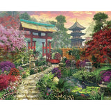 Diamond Painting - Garden leading to the Temple