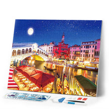 Load image into Gallery viewer, Diamond Painting - River crossing the city center