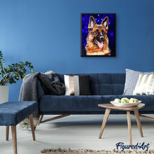 Load image into Gallery viewer, Diamond Painting - German Shepherd Dog