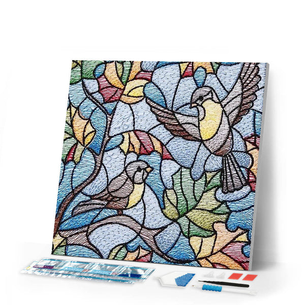 Diamond Painting | Diamond Painting - Mosaic Bird | animals birds Diamond Painting Animals | FiguredArt